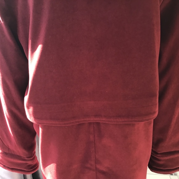 SEQUENCE Women’s burgundy parka/removable hood - Picture 10 of 14